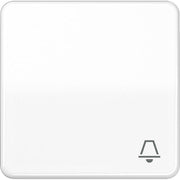 Jung - Abdeckung/Bedienelement für Installationsschalterprogramme Wippe Symbol KLINGEL aws CD 590 K WW für Taster