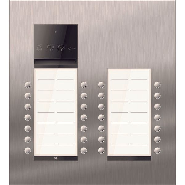 TCS Tür Control - Türstation für Türkommunikation PES PRO Audio Außenstation ASU600428-0030 28T/2 UP ES