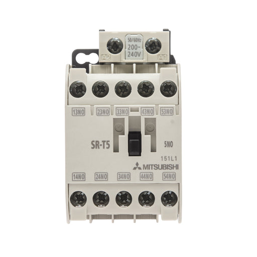 Mitsubishi Electric - Leistungsschütz zum Schalten von Wechselstrom Hilfsschütz SR-T5 AC500V 5A