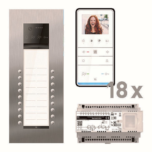 TCS Tür Control - Türsprech-Set video:pack AVU600218 PVUF182/001 IVW6511 18WE UP