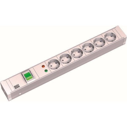 Bachmann - Power distribution unit (PDU) 19Zoll Steckdosenleiste 6f 333.005 1,5HE,1xSchalter ÜSS