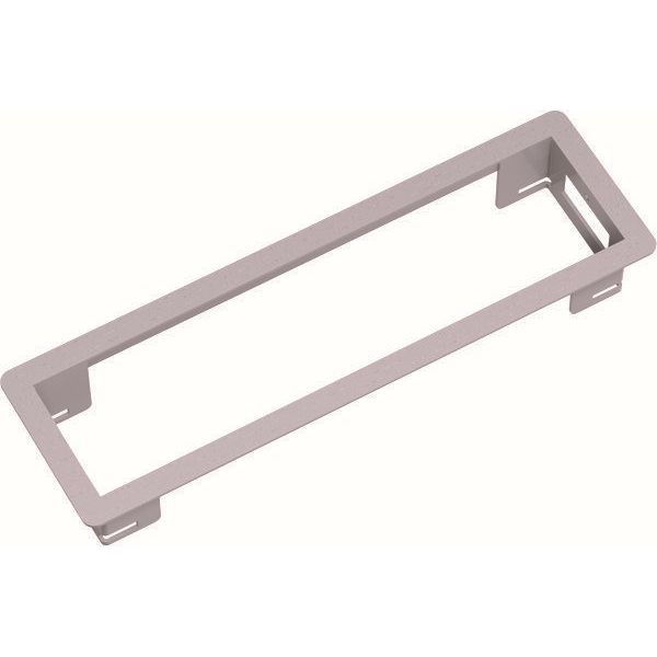 Bachmann - Leergehäuse Einbaurahmen si/gr 317.000 RAL9006 kurz