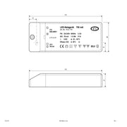 EVN Lichttechnik - LED-Betriebsgerät LED-Netzgerät PLK 718 700mA 1,5-18 Watt