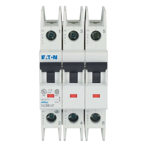Eaton - Leitungsschutzschalter 3p. FAZ-D4/3-RT 4A Charakt.: D