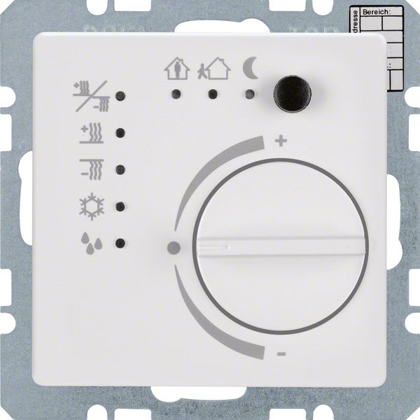Berker - Bussystem-Raumtemperaturregler Raumtemperaturregler 75441129 Tasterschnittstelle