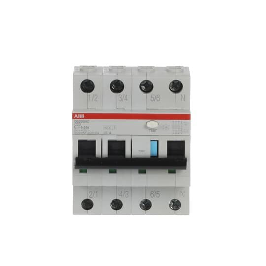 ABB Stotz S&J - Kombination FI-Schalter/Leitungsschutzschalter FI/LS-Schalter DS203NC C20 A30