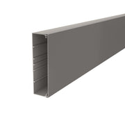 OBO Bettermann - Leitungsführungskanal Wand+Deckenkanal m.Obert. WDK60210GR m.Lochung 60x210mm,PVC sgr − 2 Meter