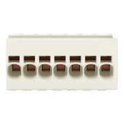 WAGO - Ein- und mehrpolige Klemmenleiste 1-Leiter-Federleiste 831-3107 CAGECLAMP,10mm²,lgr − 12 Stück