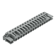 WAGO - Leiterplattensteckverbinder THT-Federleiste abgewink. 232-245/047-000 Rastermaß 5mm,grau − 25 Stück