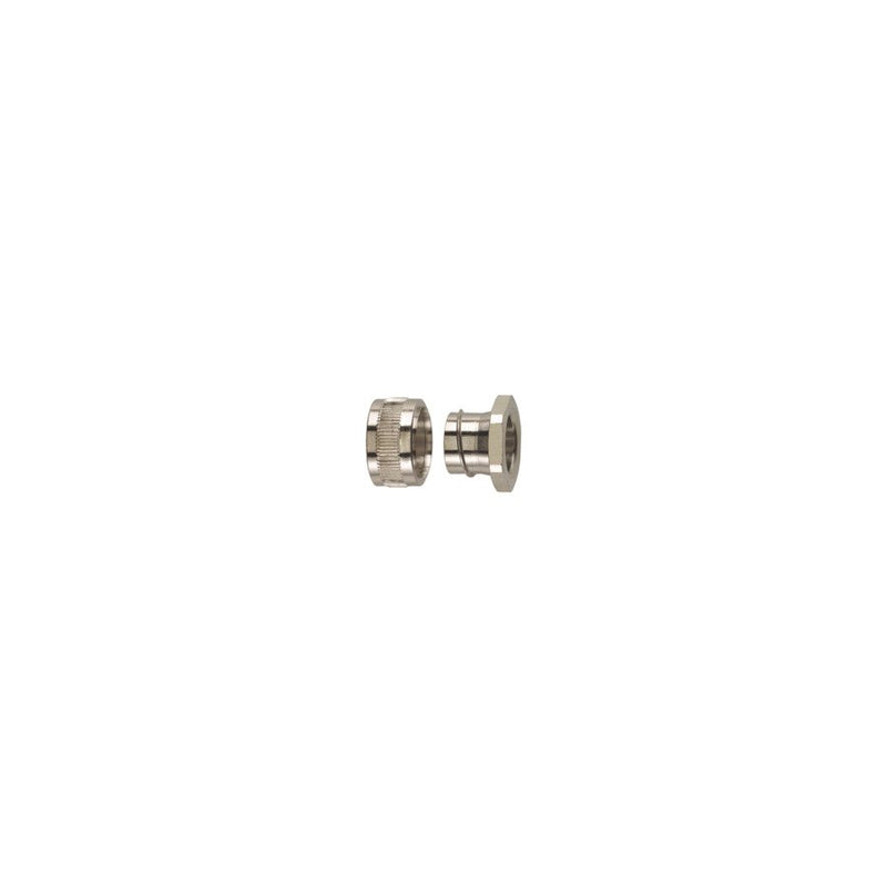 HellermannTyton - Metall-Schutzschlauch-Verschraubung Metallverschraubung PCS40-PC-NPB-ML (2) Einführungsbuchse − 2 Stück
