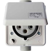 Berker - CEE-Steckdose (IEC 60309) CEE-Steckdose 5-polig Up 568001 16A m.Klappdeckel