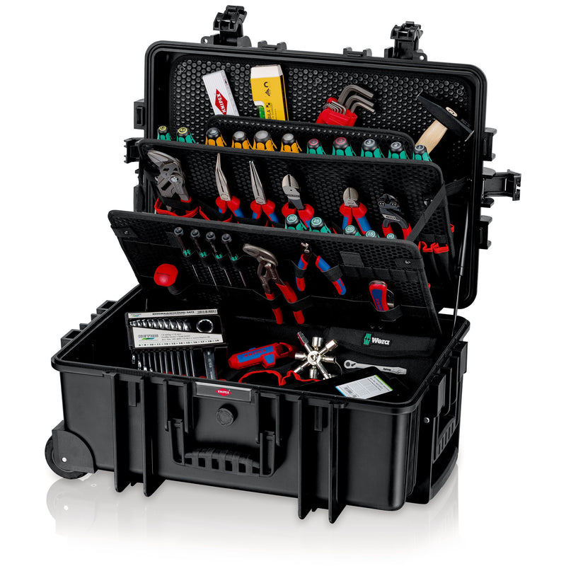 Knipex-Werk - Werkzeugset Werkzeugkoffer Robust45 00 21 37 M 79-tlg.,schwarz  − 1 Stück