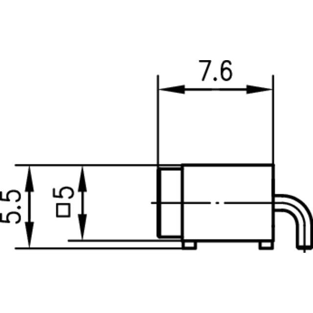 Telegärtner - Koax-Steckverbinder MCX-Winkelbuchse AU 100025000