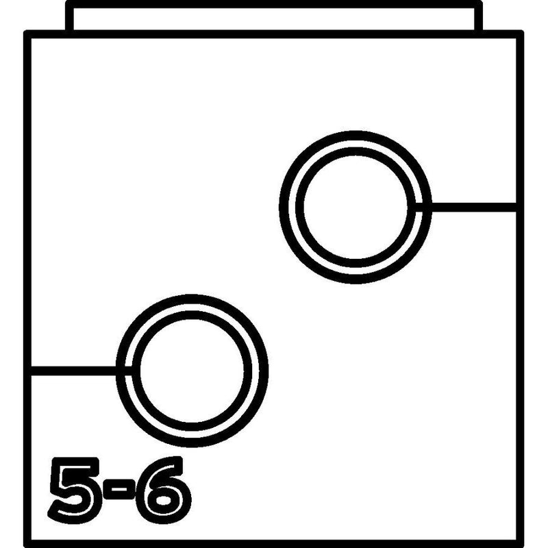 HellermannTyton - Kabelführung für Gehäuse/Schränke Zweifachtülle VP-S_2/5-6 VarioPlate 5-6 mm − 20 Stück