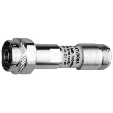 Telegärtner - Pegelsteller N-Dämpfungsglied 3dB(M-F) 100024159 50Ohm,1W