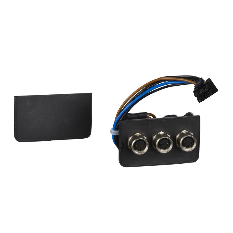 Schneider Electric - Zubehör/Ersatzteile für Frequenzregler Einschub, 3 M8-Buchsen VW3L40300 3-polig, für 3 E/A − 1 Stück