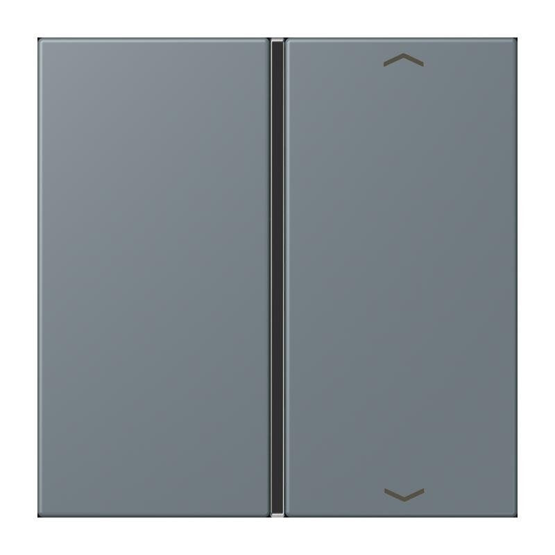 Jung - Abdeckung/Bedienelement für Installationsschalterprogramme Taste 1fach m. Pfeilsymb. LC 401 TSAP 251 gris 59