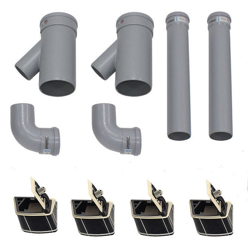 Vaillant - Anschluss-/Rohrbausatz Erweiterungs-Set 0020186772 4er-Kaskade DN130 PP