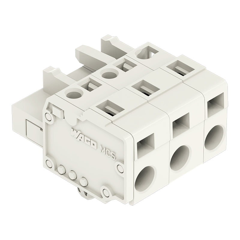 WAGO - Kabelsteckverbinder für Leiterplattensteckverbinder 1-Leiter-Federleiste 721-203/008-000 CAGECLAMP 2,5mm²,lgr − 100 Stück