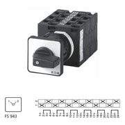 Eaton - Lastschalter Umschalter T3 32A T3-6-8370/EZ Zentraleinbau