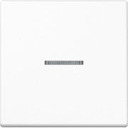 Jung - Abdeckung/Bedienelement für Installationsschalterprogramme Wippe aws A 590 KO5 WW für Kontrollschalter