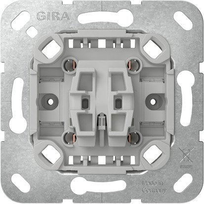 Gira - Installationsschalter Wippschalter 381700 Kreuz o.Kr. Einsatz