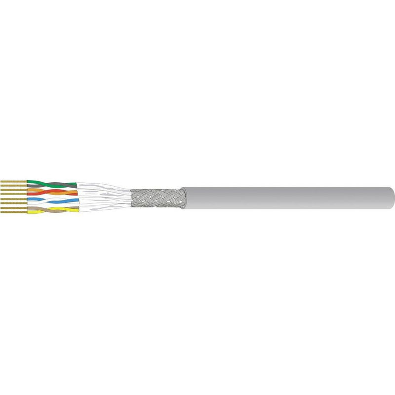 Dätwyler IT Infra - Daten- und Kommunikationskabel CU 7702 flex Kat.7 grau 18114600DK 4P S/FTP AWG26 − 1000 Meter