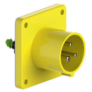 Bals Elektrotech - CEE-Gerätestecker (IEC 60309) Anbau-Gerätestecker 28001 3p 110V 4h Ip 44