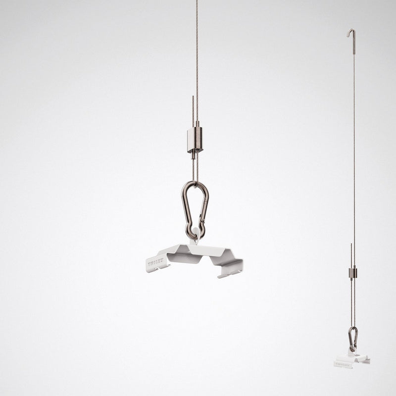 Trilux - Mechanisches Zubehör/Ersatzteile für Leuchten Seilabhängung A01DSXT/5000 078 01 weiß