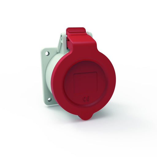 Bals Elektrotech - CEE-Anbausteckdose (IEC 60309) Anbausteckdose gerade 1320021-N 32A 5p 400V 6h IP54 − 10 Stück