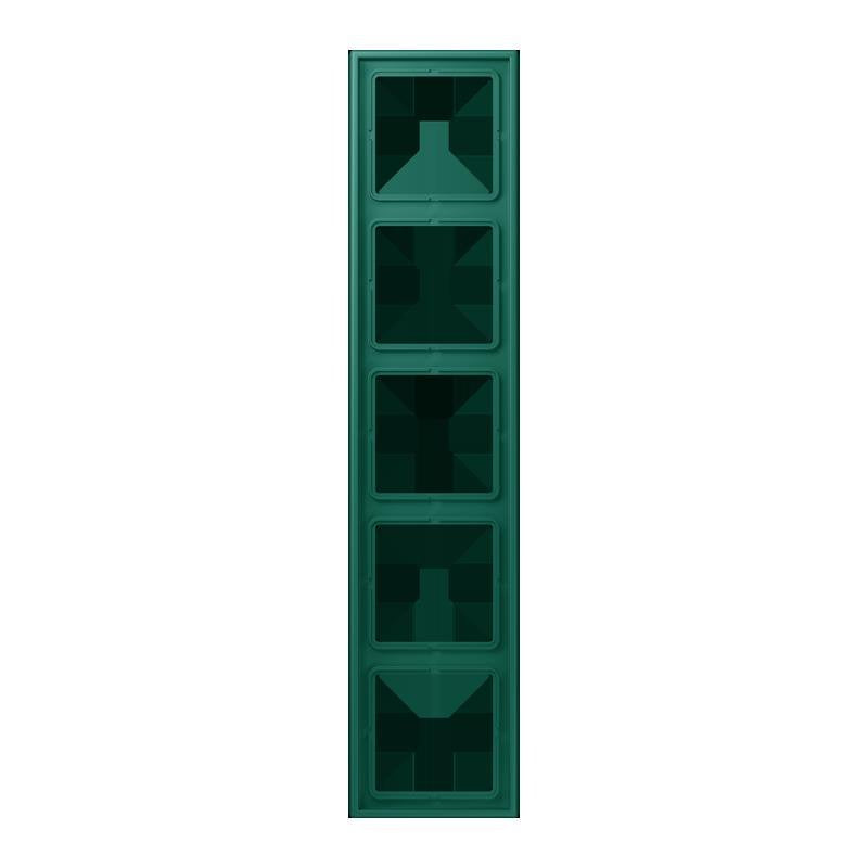 Jung - Abdeckrahmen Rahmen 5-fach LC 985 216 vert anglais
