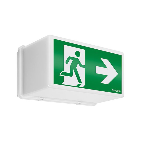 ESYLUX - Sicherheitsleuchte LED-Rettungszeichenleuchte SLBEL LED 8h 21m SM 8h, 21m