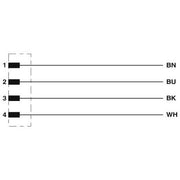 Phoenix Contact - Konfektioniertes Sensor-Aktor-Kabel Sensor-/Aktor-Kabel SAC-4P-DTMS/ 5,0-PUR