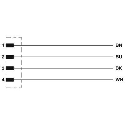 Phoenix Contact - Konfektioniertes Sensor-Aktor-Kabel Sensor-/Aktor-Kabel SAC-4P-DTMS/ 5,0-PUR