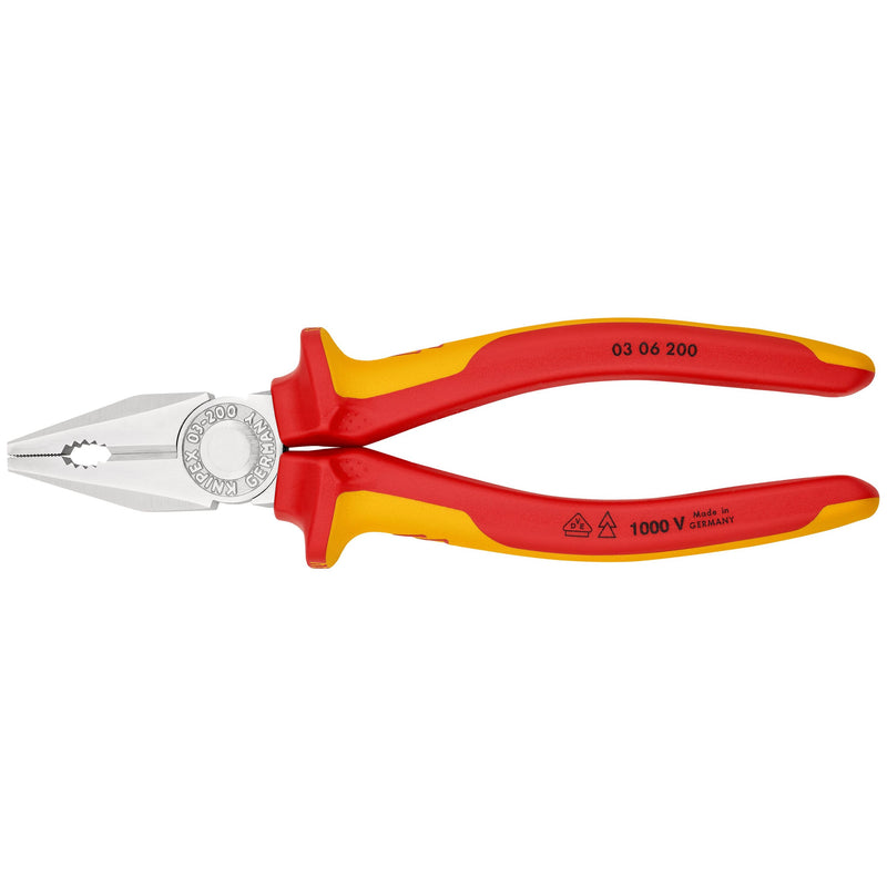 Knipex - Kombizange 03 06 200 verchromt, 200mm
