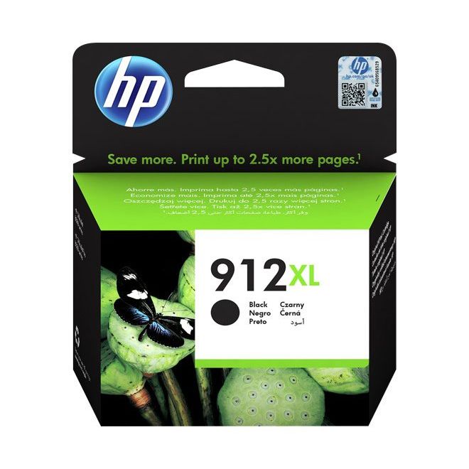 HP - Verbrauchsmaterial für Telefax/Drucker/MFC Tintenpatrone 912XL/3YL84AE sw schwarz