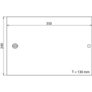 DEHN - Leergehäuse Potentialausgleich-Gehäuse DPG LSA 60 P f.6 LSA-Leiste 10/2