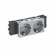 OBO Bettermann - Steckdose 0 Grad, 2-fach STD-D0C AL2 250V,10/16A,Schutzk