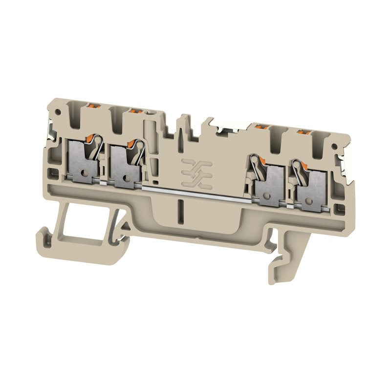 Weidmüller - Durchgangs-Reihenklemme Klemme A4C 1.5 DL PUSH IN, 1.5 mm² − 100 Stück
