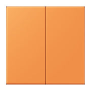 Jung - Abdeckung/Bedienelement für Installationsschalterprogramme Wippe 2fach LC 995 225 orange clair (32081)