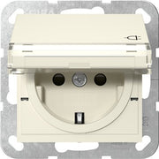 Gira - Steckdose KD+BSF 455701 Cremeweiß