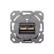 DIGITUS - Kommunikationsanschlussdose Kupfer Datendose 2f. Kat.6 DN-9005-N rws, UP, hz