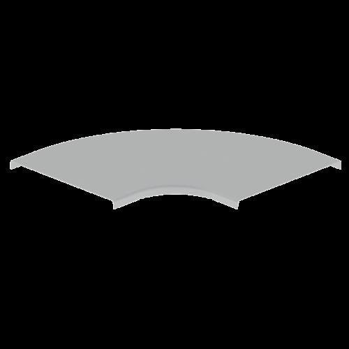 Unex - Deckel Bogen für Kabeltragsystem Abdeckung Bogen 90° grau 66411-48 400 U48X RAL7038