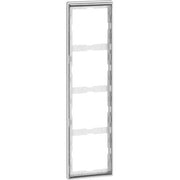 Peha - Abdeckrahmen Rahmen 4-fach alu chr D 95.574.70.60 waage/senkrecht