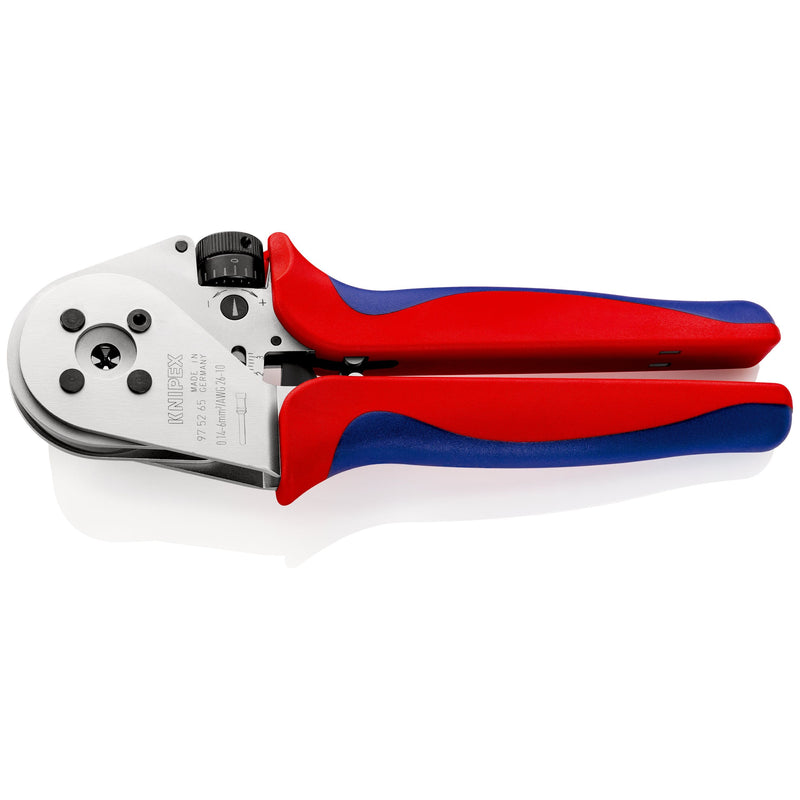 Knipex - Presswerkzeug Kabelschuhe/Verbinder, Aderendhülsen, Schirmanschluss Vierdornpresszange 97 52 65 230mm
