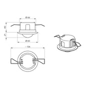 BEG Brück Electronic - Bussystem-Bewegungsmelder Präsenzmelder PD2N-BMS-DE DALI-2 DALI