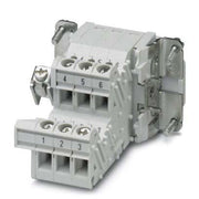 Phoenix Contact - Kontakteinsatz für Rechtecksteckverbinder Klemmenadapter HC-B 6-A-UT-PER-F Serie B6, 6-polig − 5 Stück