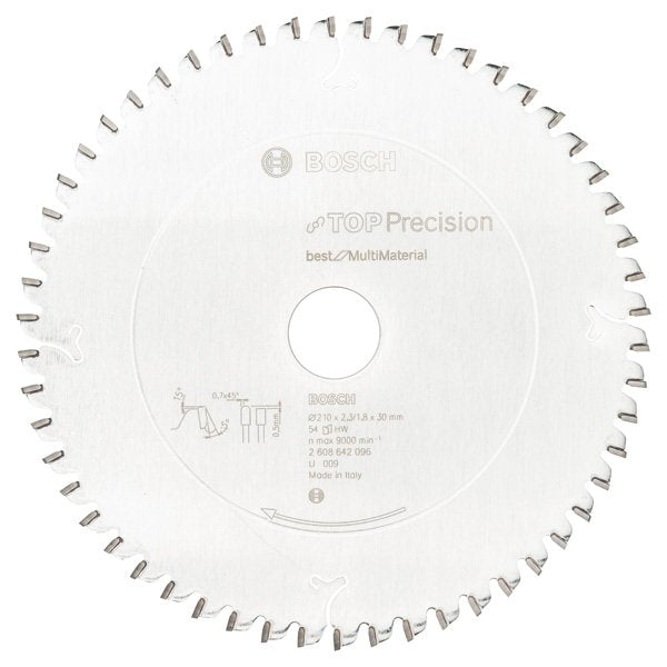 Bosch - Kreissägeblatt Top 2608642096 Precision Best for