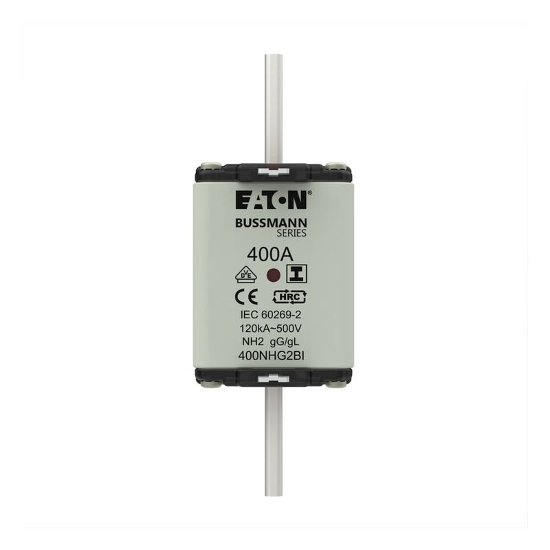 Eaton - Messersicherung Sicherungseinsatz Nieders. NH-SICHERU#400NHG2BI 400A AC 500V 120kA − 3 Stück