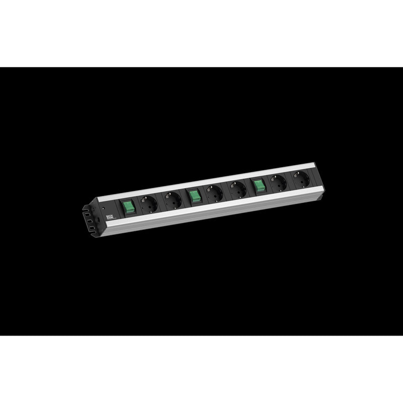 Bachmann - Mehrfachsteckdose Handwerkerleiste 6fach 300.050 3xSchalter, 2m Zul